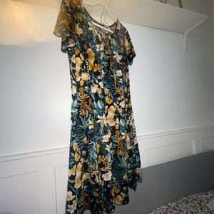 Sami & Jo Plus Tropical Dress, Xl-1x